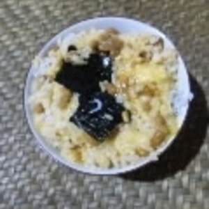 スペシャルな納豆たまごかけご飯